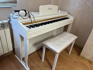 symphony: Ağ rəngdə “Symphony” rəqəmsal piano – ev və studiya üçün zərif modellə — 4