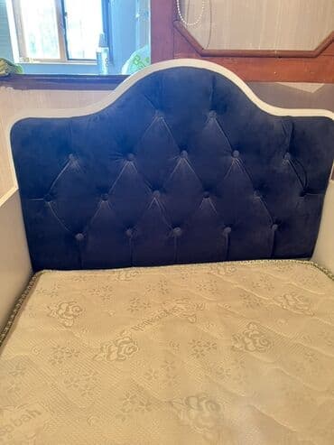 купить кровать трансформер: İşlənmiş, Təknəfərlik çarpayı, Bazalı, Matras ilə — 5