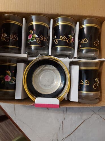 İnformatika: Armudu stəkanlar, Şüşə, 6 ədədli dəst, Azərbaycan — 1