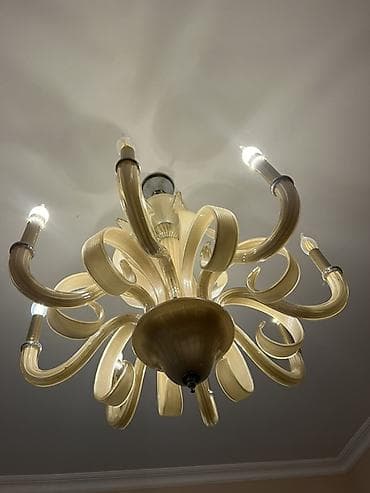 Çilçıraqlar: Çılçıraq, 10 və daha çox lampa, Şüşə — 4