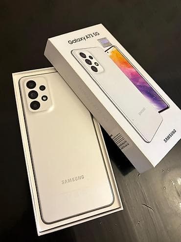 Samsung Galaxy A73 5G, 128 GB, rəng - Ağ, İki sim kartlı