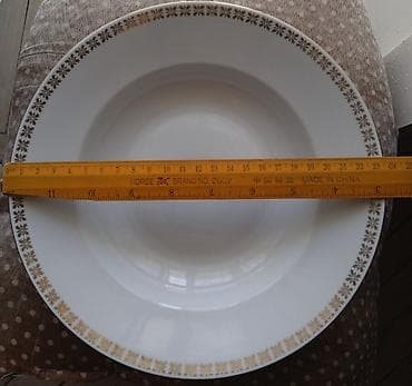 sufre: Boşqablar, rəng - Ağ, Farfor — 2