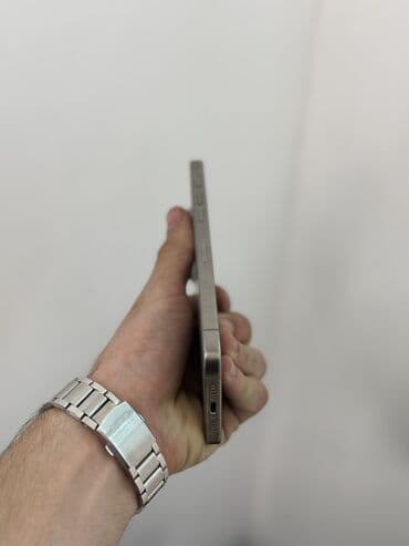 iphone 15 divar kağızları: IPhone 15 Pro Max, 256 GB, Natural Titanium, Zəmanət, Simsiz şarj, Face ID — 6