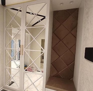 mini dolablar: Yeni, 2 qapılı, Güzgülü, Ağ, Kupe, Düz dolab — 10