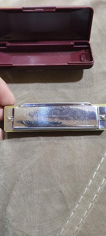 Nəfəs alətləri: Suzuki Folk Master diatonik armonika – Model 1072 - 10 deşikli — 4