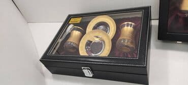 qadinlar ucun en gozel hediyyeler: Çay dəsti, rəng - Qızılı — 5