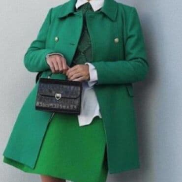 sədərək paltolar: Palto, Zara, M, L, rəng - Yaşıl — 2