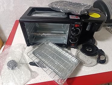 Sonifer SF-4004 3‑in‑1 Breakfast Maker Funksiyalar: - Mini soba — 3