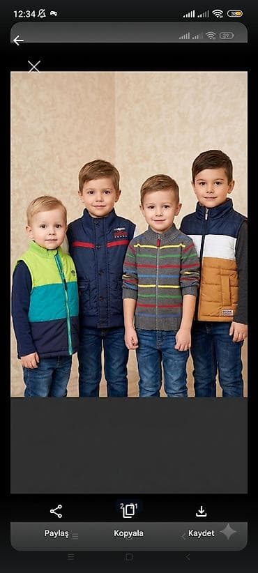 Jilet, Oğlan üçün, 2 - 3 yaş lalafo.az -da Jilet, Oğlan üçün, 2 - 3 yaş