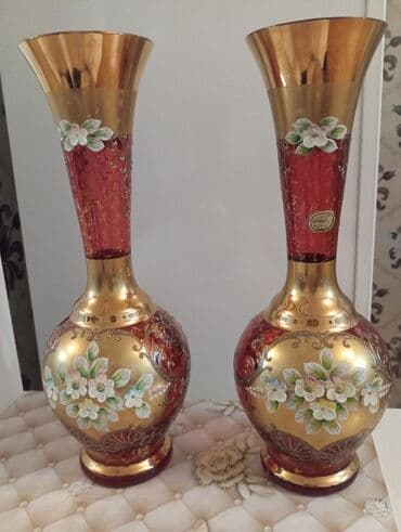 saxsi gul qablari: Vaza dəsti, Bogem şüşəsi — 1