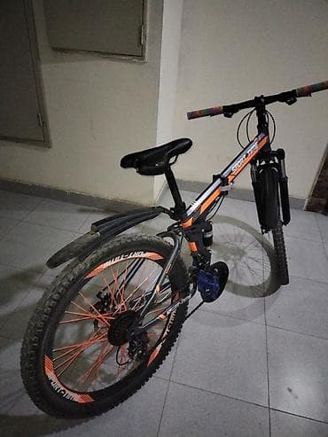 wolf bicycle: Sport-Time dağ velosipedi - Tam amortizasiya: ön çəngəl və arxa — 2