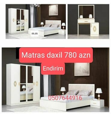 spa natural: İkinəfərlik çarpayı, Dolab, Termo, 2 tumba, Azərbaycan, Yeni — 2