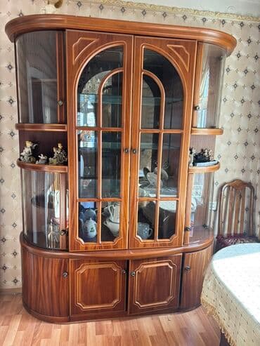 mebel servant: İşlənmiş, Açılan, 4 qapılı Düz dolab, Servant — 3