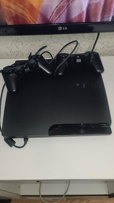 pleşteşin: PlayStation 3 (PS3) Slim oyun konsolu - Rəng: Qara - Komplekt: 2 ədəd — 3