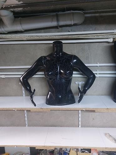 dekor rəf: Qadın, Plastik, plastmas, Qara — 1