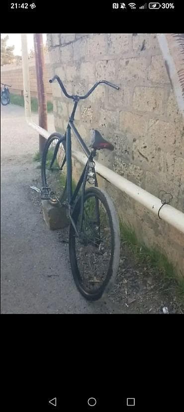 zigzag velosiped: İşlənmiş Şəhər velosipedi Stels, 26", sürətlərin sayı: 1, Ünvandan götürmə — 1