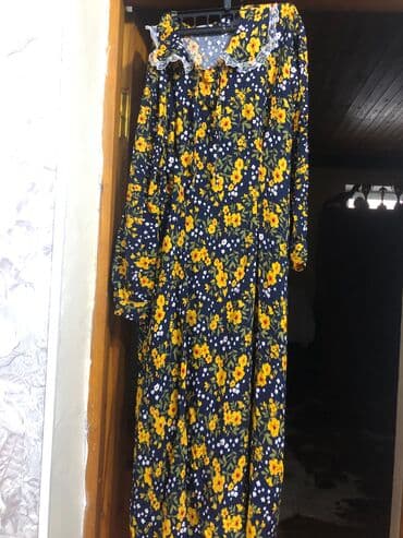 2021 papaq modelleri: Qadın geyimləri – 4 ədəd uzun don paketi 1) Qara-füsunkar çiçək — 4