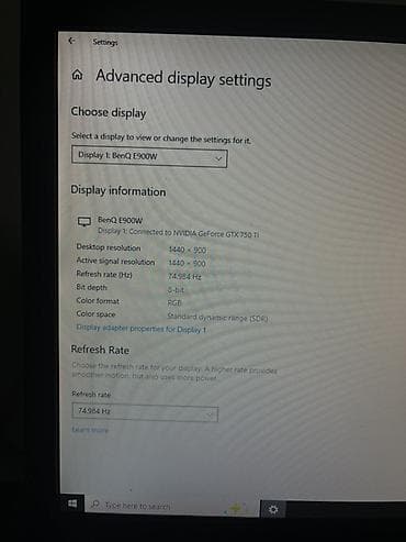 gtx 780: Qiymət son yeridir Monitor: BenQ E900W ölçüsü 19” GPU: GTX 750ti — 3