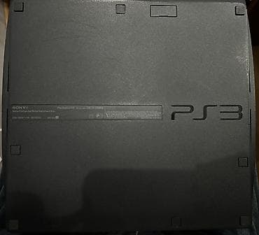 ps3 icare: Sony PlayStation 3 (Slim) oyun konsolu ideal vəziyyətdədir. Qeyd: Ev — 6