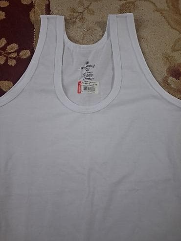 sport corablar: Ceylanoğlu kişi atletı – pambıq, ağ rəng packayla satlir 6 ededlidir — 3