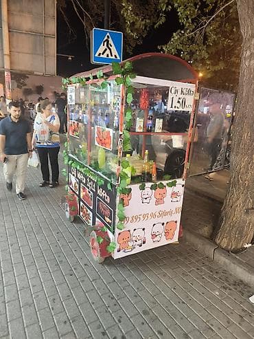 food truck: Satılır: küçə ticarəti üçün “DUDU BUBU” mobil köşk – çiy köftə və içli — 1