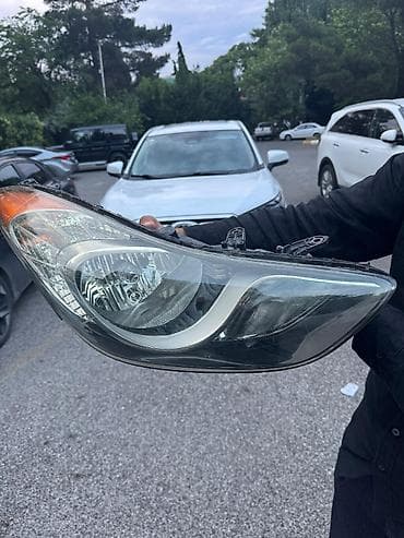 kia rio diffuser: Komplekt, Yaxın və uzaq vuran işıqlar Hyundai, 2014 il, Orijinal, İşlənmiş — 2