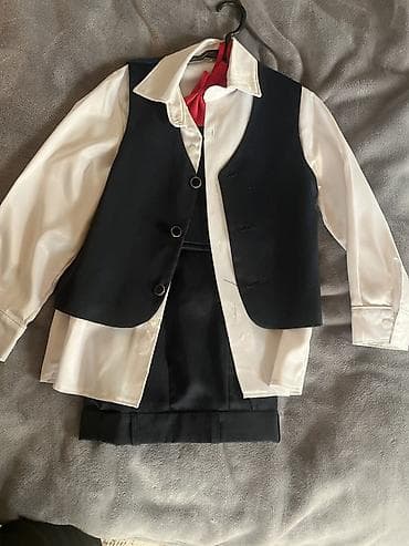 mektebli geyimi: Uşaq üçün klassik dəst - Ölçü: 28 (etiketdə göstərilib) - Rəng: tünd — 4