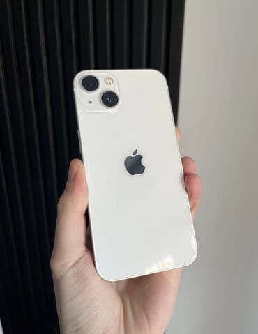 IPhone 13, 128 GB, Starlight, Zəmanət, Kredit, Simsiz şarj