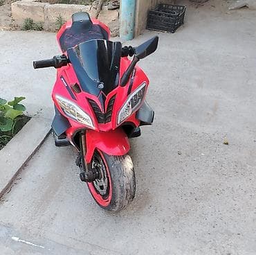oyuncaq gitara: Uşaq üçün elektrikli motosiklet – sport dizayn. - Rəng: qırmızı/qara — 2