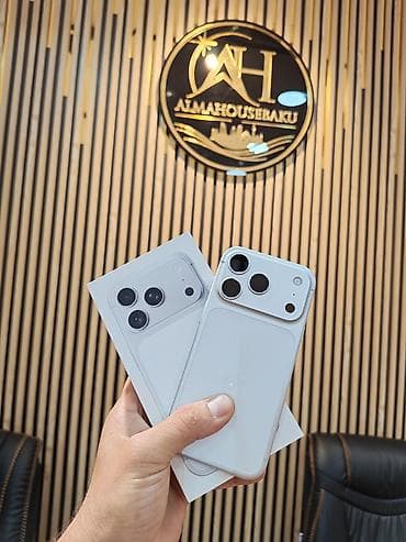 aifon 6 s: IPhone 17 Pro, 256 GB, White Titanium, Zəmanət, Simsiz şarj, Face ID — 1