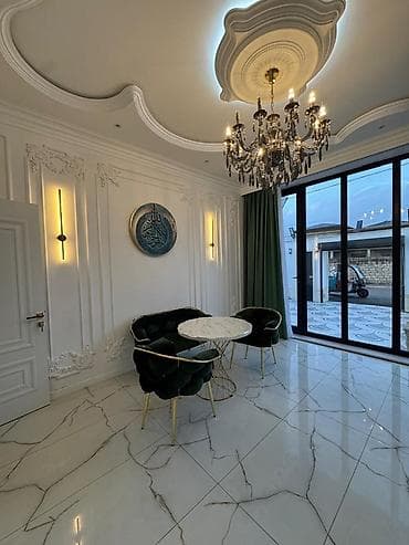a frame ev: 2 mərtəbəli villa isti hovuzu 4 yataq otağı addelni zalı addelni — 5