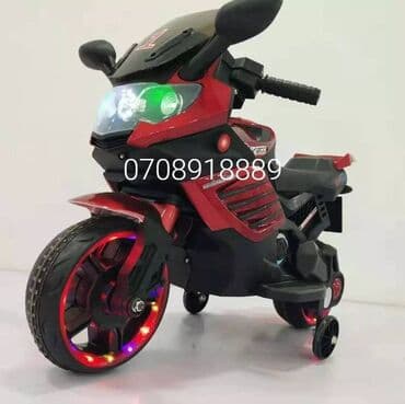 uşaq ücün maşınlar: Kiçik yaşlı uşaqlar üçün nəzərdə tutulmuş elektro motosiklet 4 yaşa — 3