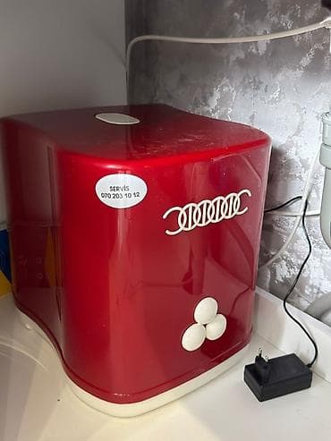 aspirator filteri: Qırmızı rəngli masaüstü su təmizləyici (osmos tipli) - Kompakt — 1