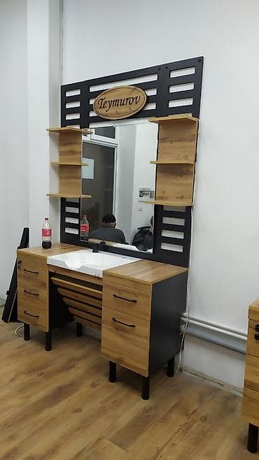 Düz masa, Siyirməli, Polkalı, MDF, Kredit yoxdur