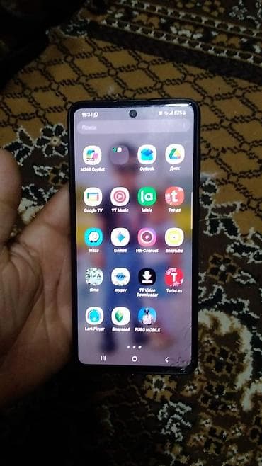 samsung telfonu: Samsung Galaxy A51, rəng - Ağ, Qırıq — 3