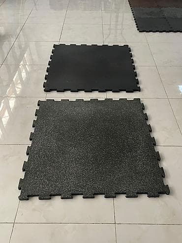 19 litre su: Rezin puzzle döşəmə panelləri - İdman zalı, fitnes studiyası — 3