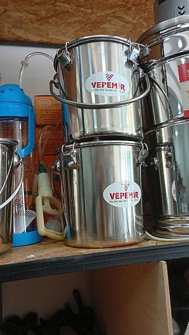 vakum: Tək bidon, Türkiyə, Paslanmaz bidon — 5