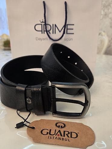 qayış: Kəmər, Təbii dəri, Yeni — 3