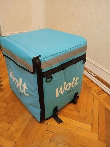 Wolt Partner izotermal çatdırılma çantası - Rəng: mavi, “Wolt — 2