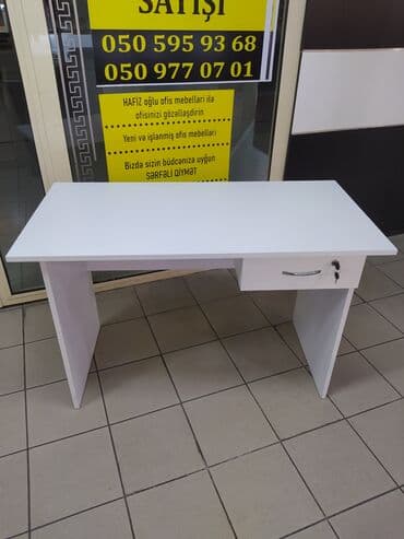 ofis masası 2. el: Yeni, İşçi üçün, Dördbucaq masa — 1