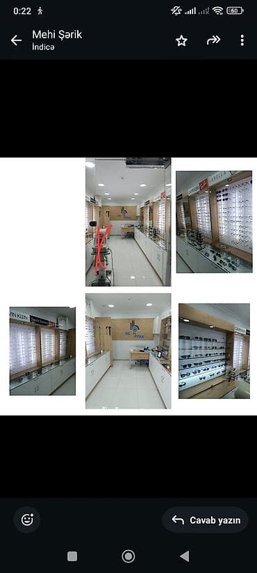 Vitrinlər satılır təxmini 7 metrdir Qiymət 3000 manat Təzə