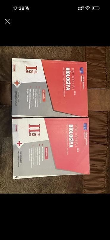 İdman və hobbi: Məhsul: DİM “Biologiya” Test Toplusu, 2019 – I və II hissə 📚 Satılır — 1