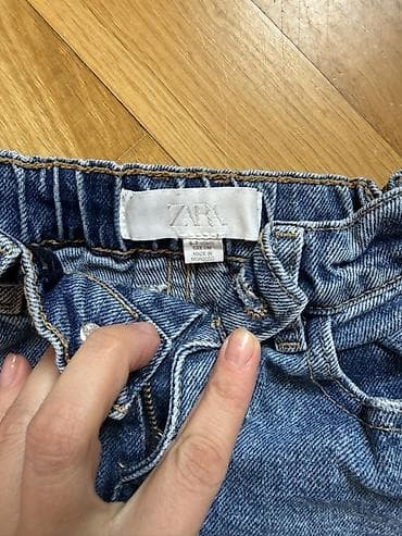 usag geyim: ZARA uşaq denim şort - Brend: ZARA - Etiket: 9–12 months (9–12 ay) — 2