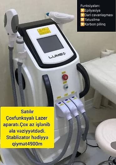 LUMEX çoxfunksiyalı lazer aparatı Xüsusiyyətlər və funksiyalar: -