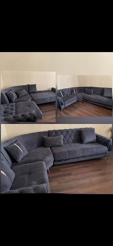 cester divani: Künc divan, Vеlur parça — 1