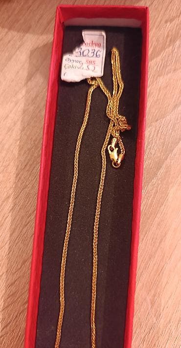 Boyunbağı, Sarı qızıl, 585 Əyar, 252 g