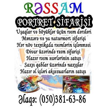 Rəsm əsərləri, portretlər
