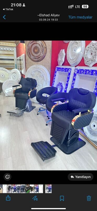 arenda gozellik salonu 2019: Yeni, Saş kəsimi kreslosu — 1