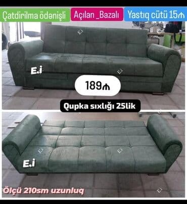 ofis əşyaları: Di̇van-kravat, Yeni, Açılan, Bazalı, Parça, Rayonlara çatdırılma — 1