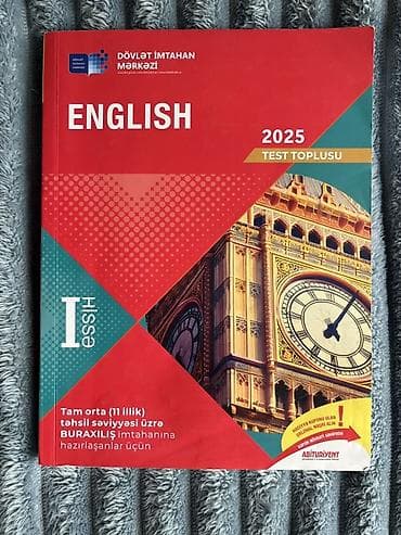Velosipedlər: Məhsul: İngilis dili üzrə test topluları və hazırlıq kitabları dəsti — 1